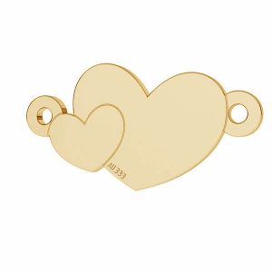 Corazón colgante*oro 333*LKZ8K-30022 - 0,30 8,7x17 mm