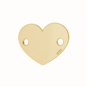 Corazón colgante*oro 333*LKZ-30029 - 0,30 6x7,5 mm