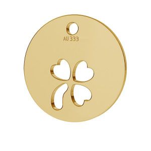 Trébol colgante*oro 333*LKZ8K-30009 - 0,30 9,5x9,5 mm