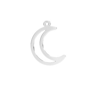 Luna colgante*plata 925*LKM-2633 - 0,50 14x17,2 mm