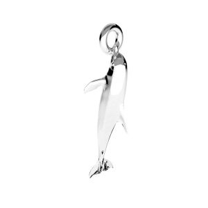 Delfín colgante*plata 925*ODL-00777 4,6x19 mm