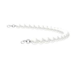 M&oacute;dulo con 25 perlas Gavbari de 6 mm*plata 925*EL 22 6x170 mm