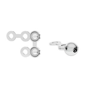 Terminal, tapanudo de plata*plata 925*LP 7 3x9,8 mm