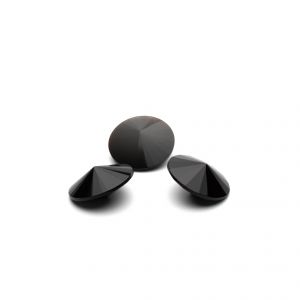 Onyx negro 12 mm, piedra semipreciosa 