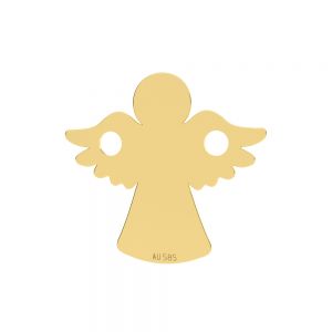 Ángel colgante*oro 585*LKZ14K-50095 - 0,30 13x13 mm
