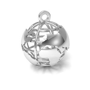 Luna colgante, plata 925, CON 1 E-PENDANT 660 18x22 mm