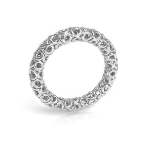 Rosquilla colgante, plata 925, CON 1 E-PENDANT 666 10,1x12,8 mm 
