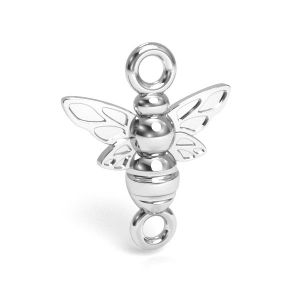 Colgante abeja, plata 925, CON 1 E-PENDANT 641 13,1x10,6 mm 