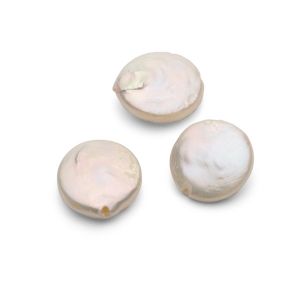 Moneda perlas naturales 12 mm, GAVBARI PEARLS