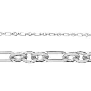 Cadena a metro de ancla*plata 925*AF 100 3+1 3,6x8,6 mm