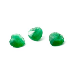 Ónix verde  CORAZON 10 MM GAVBARI, piedra semipreciosa 