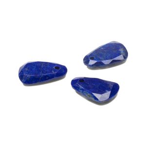 Lágrima plana colgante, Lapis lazuli 16 MM GAVBARI, piedra semipreciosa 