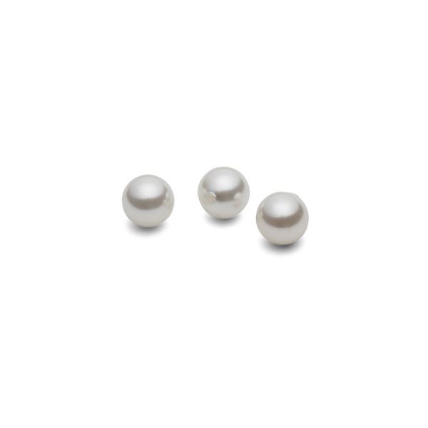 Redondo perlas naturales 6 mm 1H, GAVBARI PEARLS