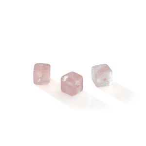 Ónix rosa CUBO 20 MM GAVBARI, piedra semipreciosa 