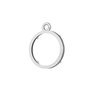 Colgante - engaste para piedras*plata 925*ODL-00894 11x23 mm