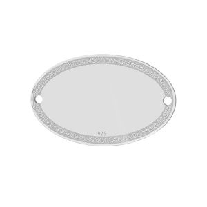 Oval colgant*plata 925*LKM-3037 - 0,50 12,5x20 mm
