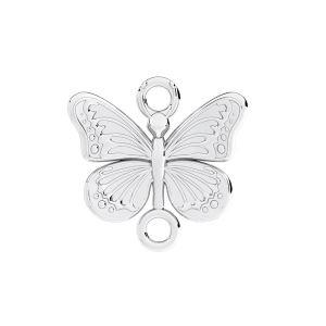 Mariposa  colgante plata, ODL-00909 13x13,3 mm