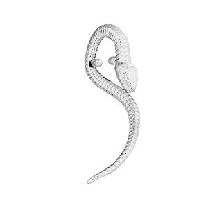 Serpiente colgante - engaste para piedras*plata 925*OWS-00130 12x27,4 mm