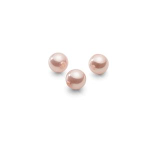 Redondo perlas naturales rosas 6 mm 2H, GAVBARI PEARLS