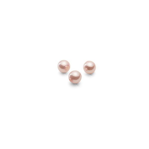 Redondo perlas naturales rosas 2 mm 2H, GAVBARI PEARLS