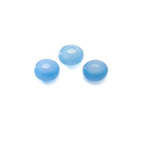 DONUT onix azul 2,9x8 mm GAVBARI, piedra semipreciosa 