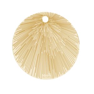 Ronda colgante*oro 585*LKZ14K-50122 - 0,30 13x13 mm