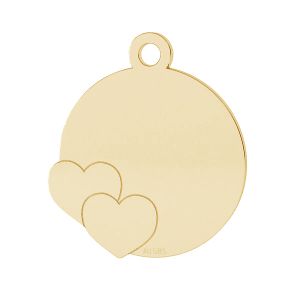 Ronda colgante*oro 585*LKZ14K-50120 - 0,30 15x16,7 mm