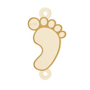 Pies de bebé colgante*oro 585*LKZ14K-50176 - 0,30 7x17 mm