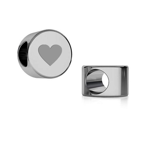 Ronda colgante corazón*plata 925*ODL-00262/OWS 00127 5x7,8 mm