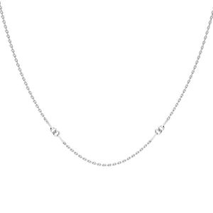 Cadena para collar, plata 925, A 030 CHAIN 65 45 cm
