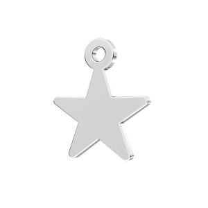 Estrella colgante*plata 925*LKM-3192 - 0,40 9x10,3 mm