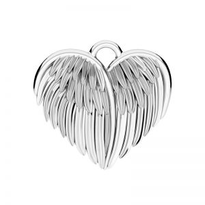 Corazón colgante ,plata 925, ODL-01157 13,8x15 mm