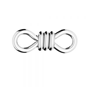 Rectangular colgante - símbolo de infinito*plata 925*ODL-01168 4,8x13 mm