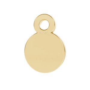 Roseta de flores colgante, oro 14K, LKZ14K-50250 - 0,30 5x7 mm