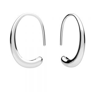 Aretes, plata 925, KLS ODL-01222 5,4x19 mm