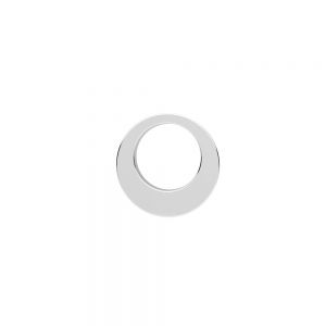 Redondo mini colgante plata 925, LKM-3310 - 0,60 4x6,2 mm