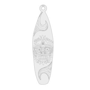 Colgante*plata 925*LKM-3158 20,3x5,3 mm