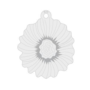 Colgante*plata 925*LKM-3292 - 0,80 15x18 mm