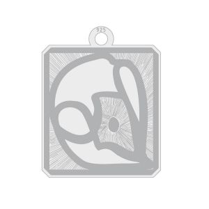 Colgante*plata 925*LKM-3233 - 0,80 15,3x19,4 mm