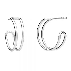 Aretes, plata 925, KLS OWS-00492 4,5x19 mm