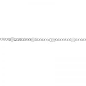Cadena por metros - Tipo grumetta*plata 925*M/G035 F0,5 0,7x1,7 mm