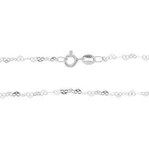 Corazon cadena*plata 925*LVB 030 40 cm