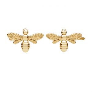 Abeja aretes*oro 585*KLS ODLZ-00081 5,7x9,2 mm