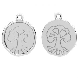 Colgante de cruz, base de resina*plata 925*CON-1 ODL-01347 16,7x19,4 mm