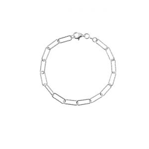 Cadena de ancla, corte de diamante*plata 925*LRW 110 D1 17 cm