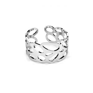 Anillo universal de chapa ancha*plata AG 925*U-RING LKM-3435 - 0,8x11,1