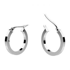 Pendiente circular 1,9 cm con cierre*plata AG 925*KL-KB OR 2x15 mm