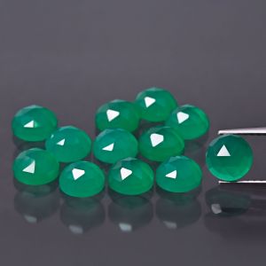 Roseta - ágata verde 6 MM