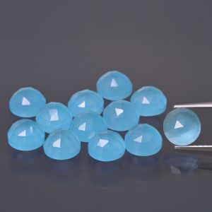 Roseta - ágata azul 6 MM