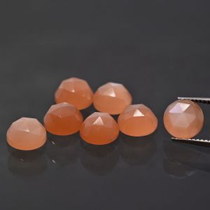Roseta - piedra lunar salmón 6 MM
